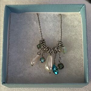 Touchstone Crystal Mix It Up, Green Necklace